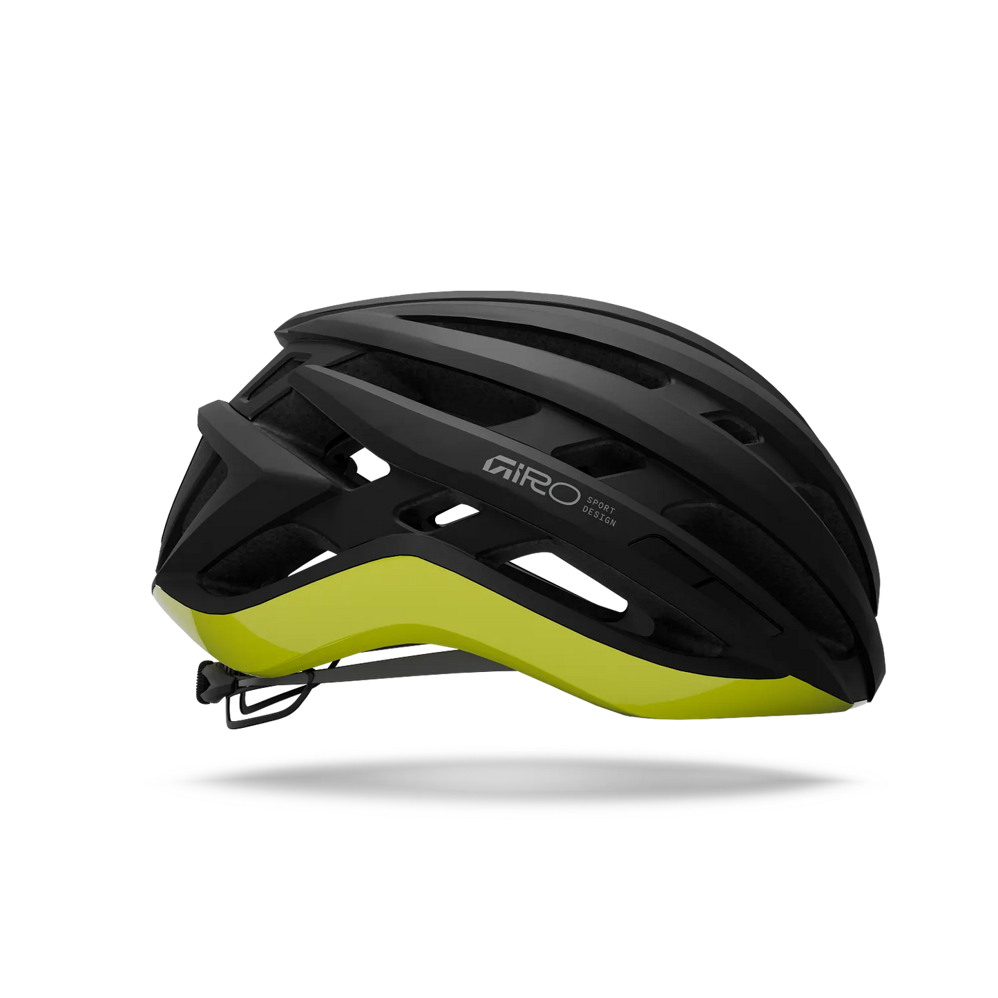 Casco de carretera GIRO AGILIS MIPS Negro/Amarillo Hi Viz