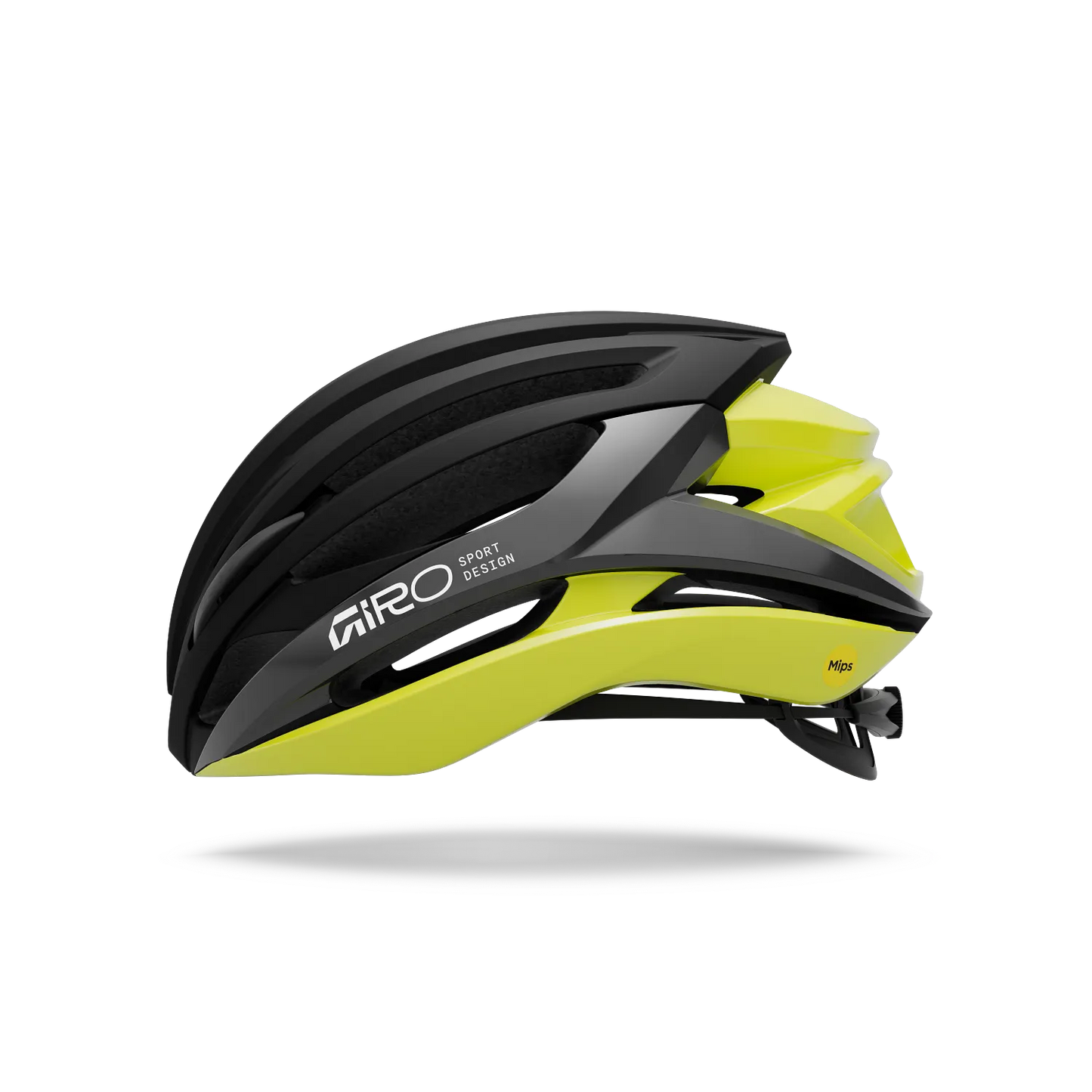 Casco de carretera GIRO SYNTAX MIPS Negro/Amarillo Hi Viz