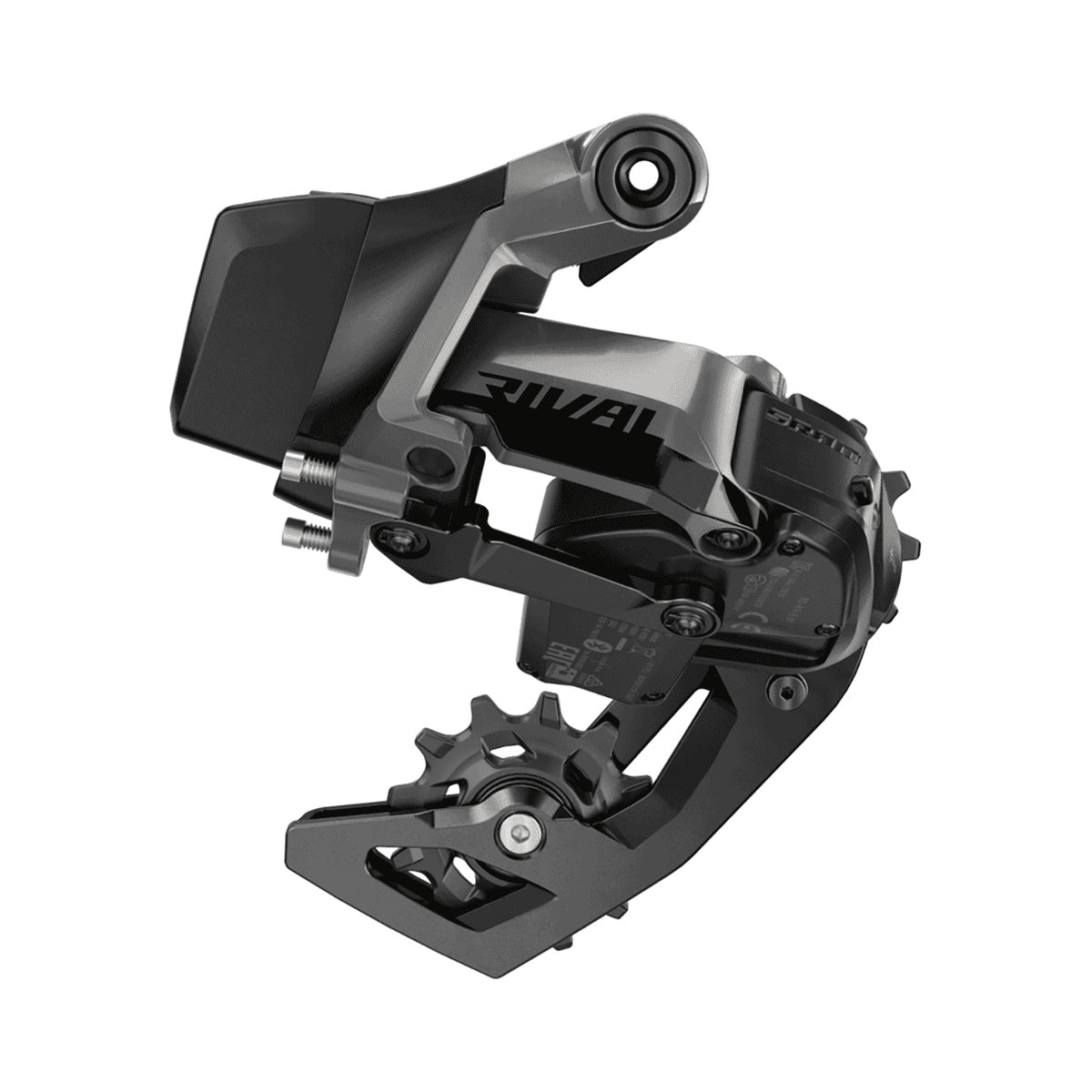 Cambio trasero SRAM RIVAL AXS de 12 velocidades – vista del producto sobre fondo blanco
