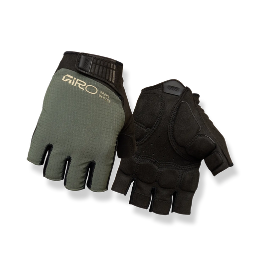 Guantes Cortos GIRO BRAVO II Gel Caqui
