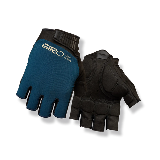 Guantes Cortos GIRO BRAVO II Gel Azul Zafiro