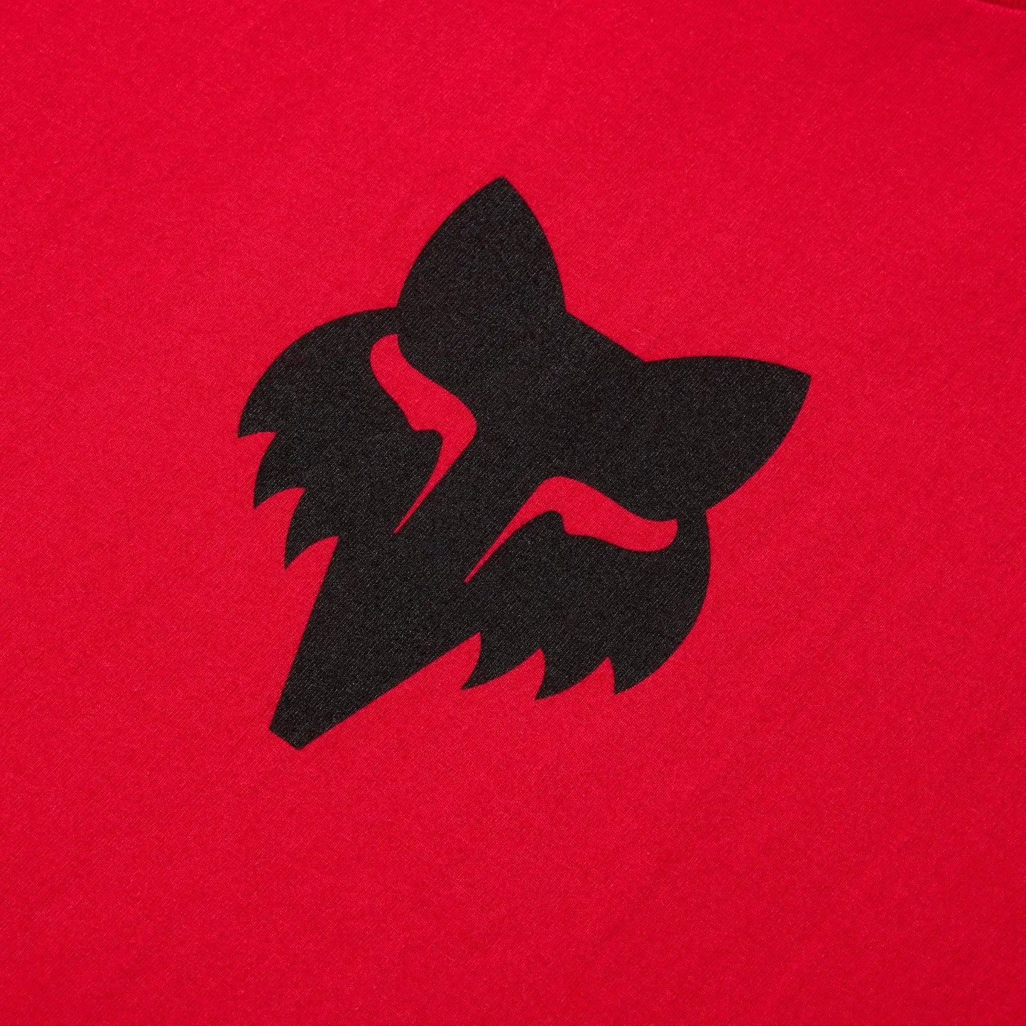 FOX HEAD 195 ORIGINAL Camiseta Manga Corta Rojo Llama