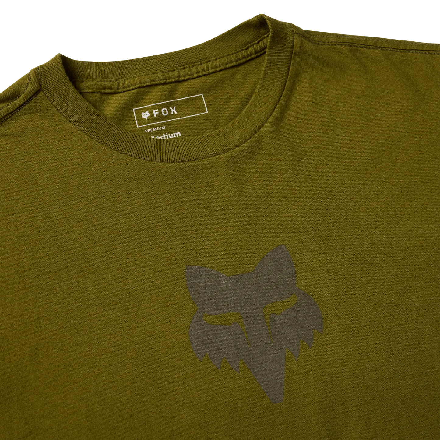 FOX HEAD 195 ORIGINAL Camiseta Manga Corta Verde Ejército