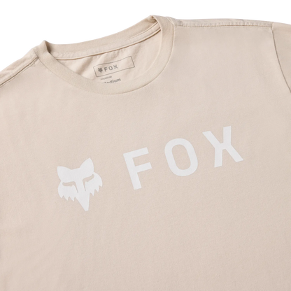 Camiseta FOX ABSOLUTE 195 ORIGINAL Mangas Cortas Beige Chalk