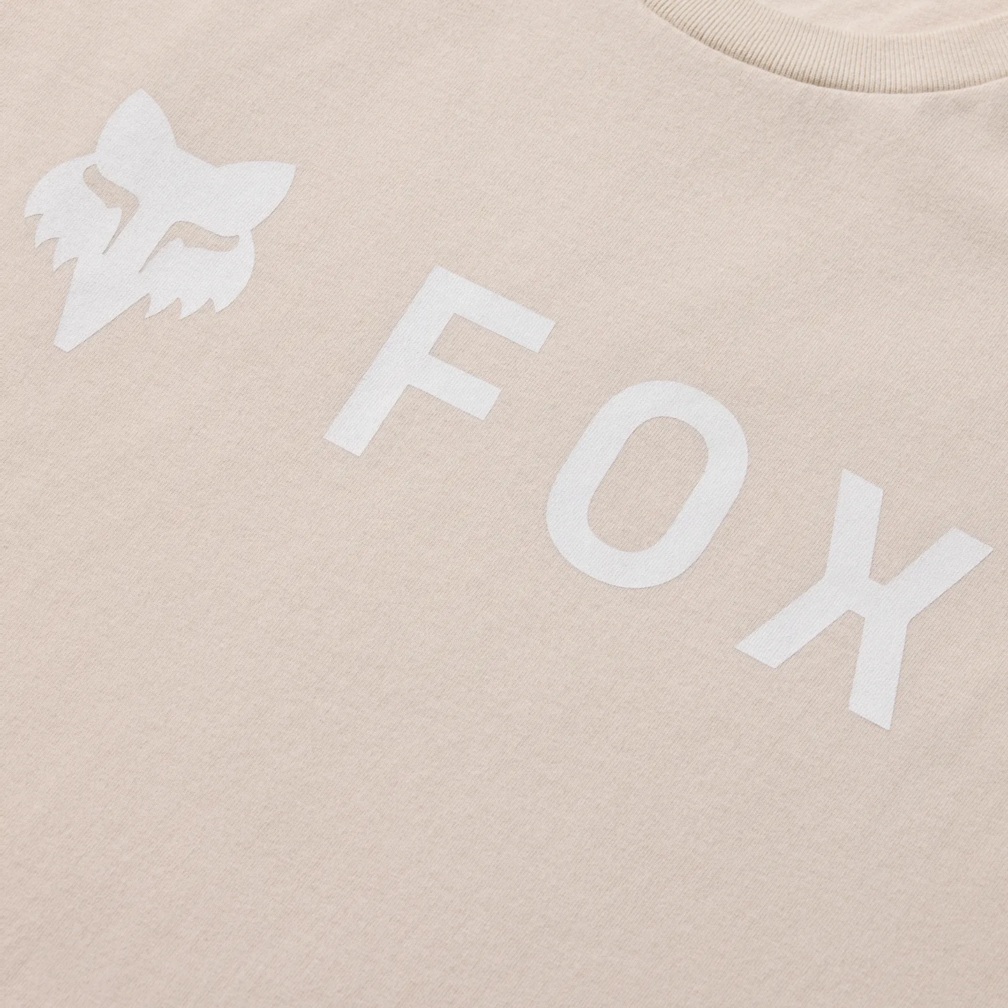FOX ABSOLUTE 195 ORIGINAL Camiseta Manga Corta Beige Tiza