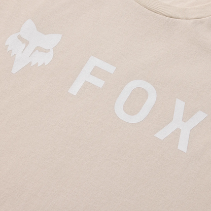 Camiseta FOX ABSOLUTE 195 ORIGINAL Mangas Cortas Beige Chalk