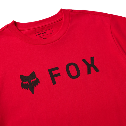 T-Shirt FOX ABSOLUTE 195 ORIGINAL Mangas Cortas Rojo Llama