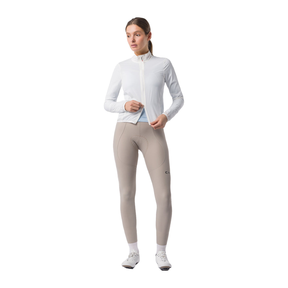 Chaqueta CASTELLI Transition Air de mujer en color marfil – vista general