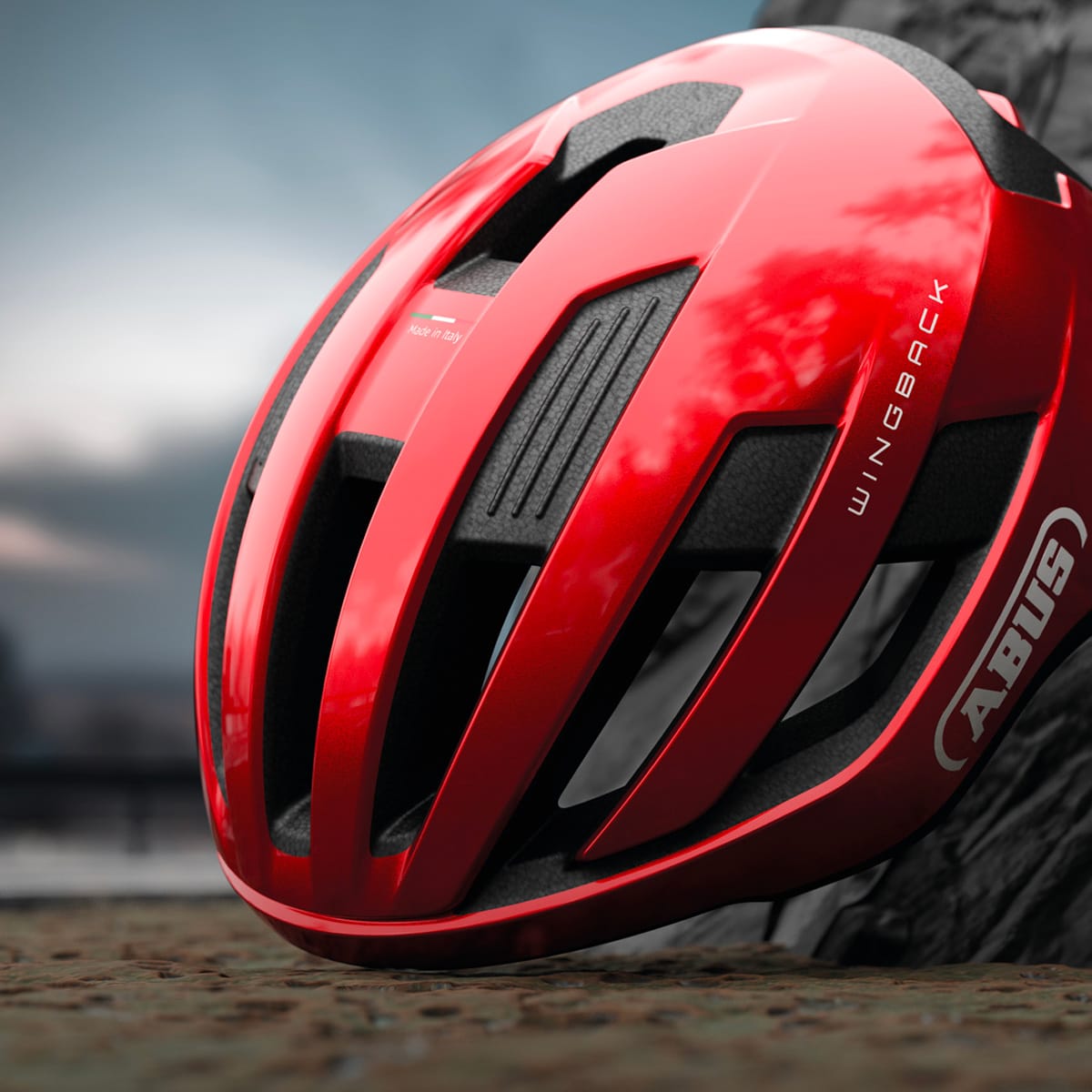 Casco de carretera ABUS WINGBACK Rojo