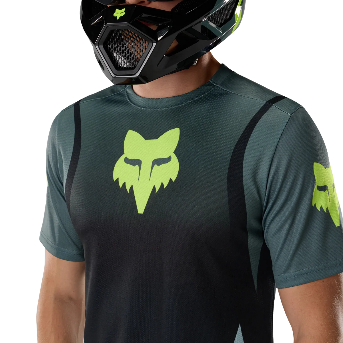 Maillot FOX RANGER FOUNDRY Manga Corta Verde Salvia