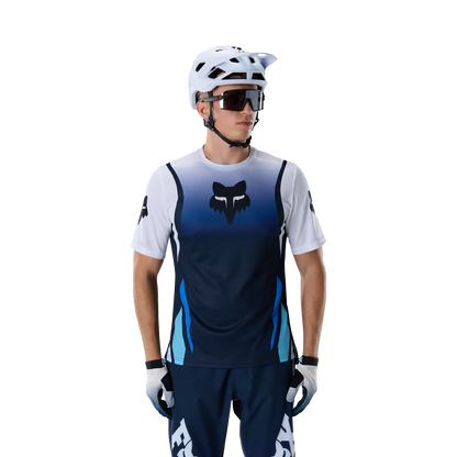 Maillot FOX RANGER FOUNDRY Manga Corta Azul