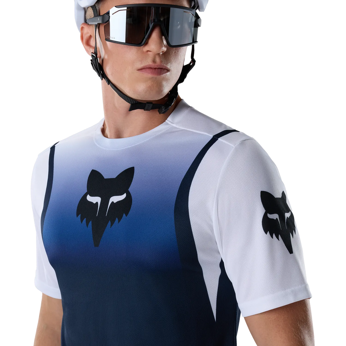 Maillot FOX RANGER FOUNDRY Manga Corta Azul