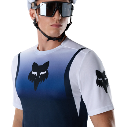 Maillot FOX RANGER FOUNDRY Manga Corta Azul