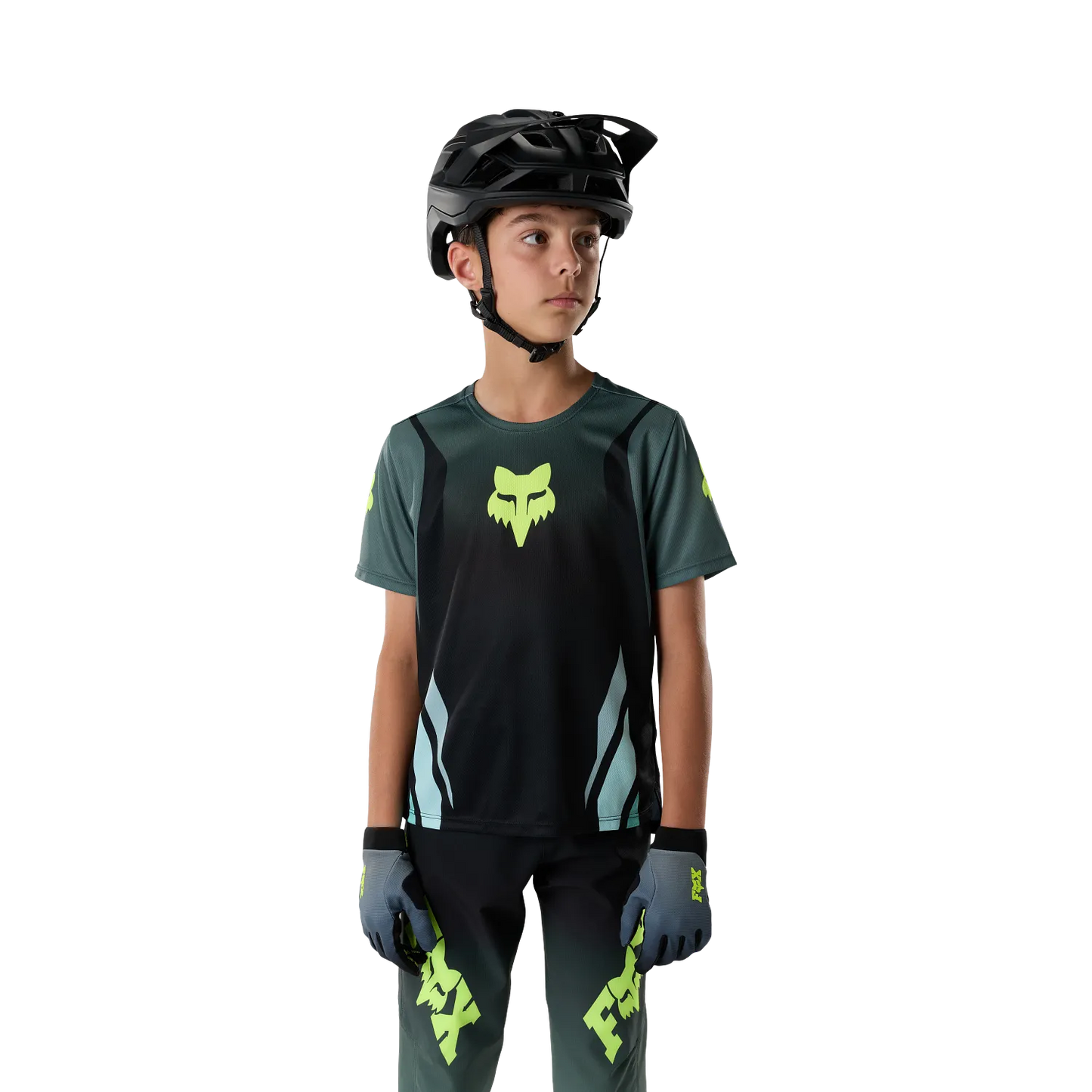 Maillot FOX RANGER FOUNDRY Junior Manga Corta Salvia