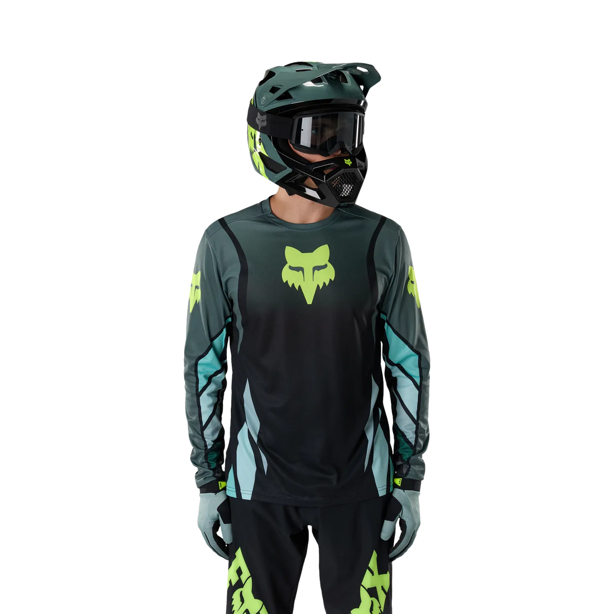 Maillot FOX RANGER FOUNDRY Manga Larga Verde Salvia
