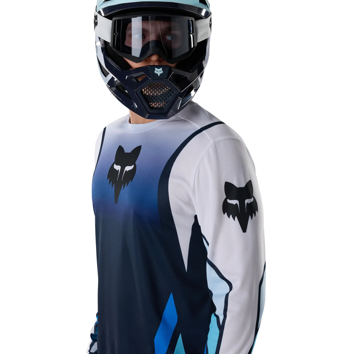 Maillot FOX RANGER FOUNDRY Manga Larga Azul