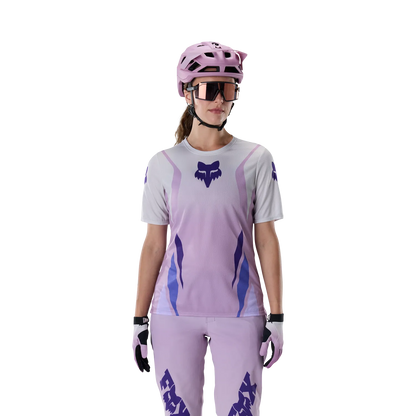 Maillot FOX RANGER FOUNDRY Mujer de manga corta lavanda