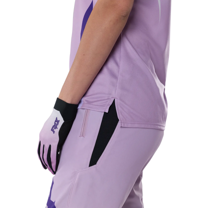 Maillot FOX RANGER FOUNDRY Mujer de manga corta lavanda