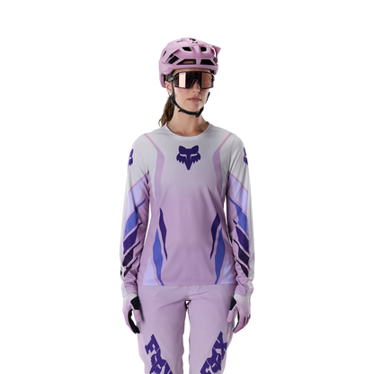 Maillot FOX RANGER FOUNDRY Mujer Manga Larga Lavanda