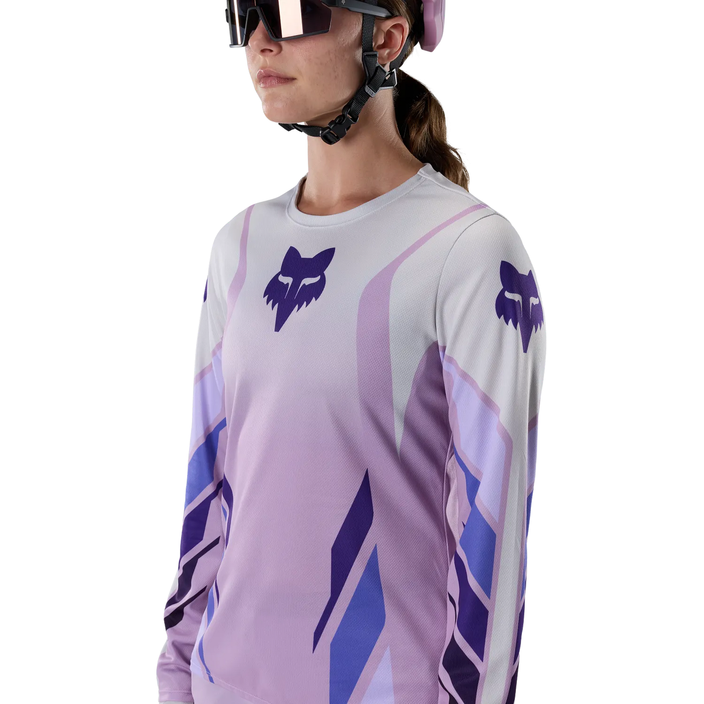 Maillot FOX RANGER FOUNDRY Mangas Largas Mujer Lavanda