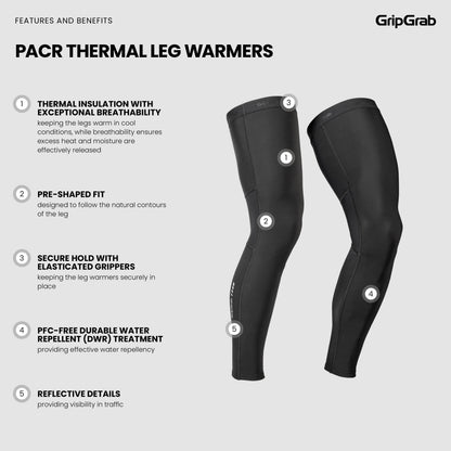 Perneras GRIPGRAB PACR TÉRMICAS negras