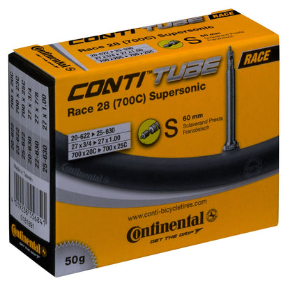 Cámara de Aire CONTINENTAL RACE SUPERSONIC 700x20/25c Presta