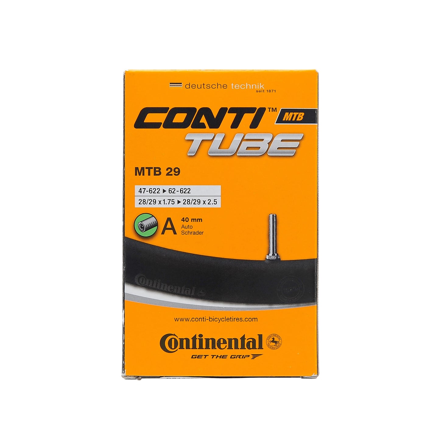 Cámara de aire CONTINENTAL 29x1.75-2.5 Schrader 40mm