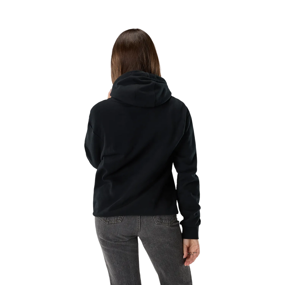 Sudadera con capucha FOX F HEAD X FLEECE para mujer negra