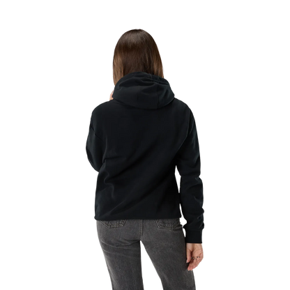 Sudadera con capucha FOX F HEAD X FLEECE para mujer negra