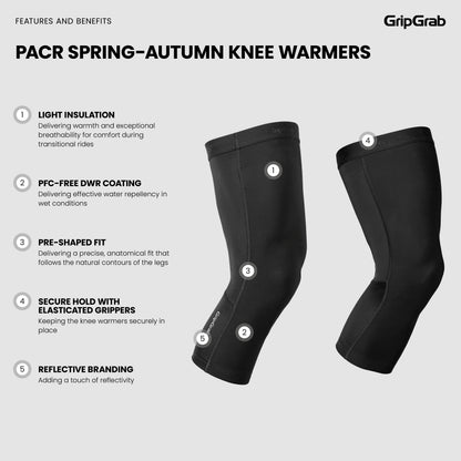 Rodilleras GRIPGRAB PACR PRIMAVERA OTOÑO negras