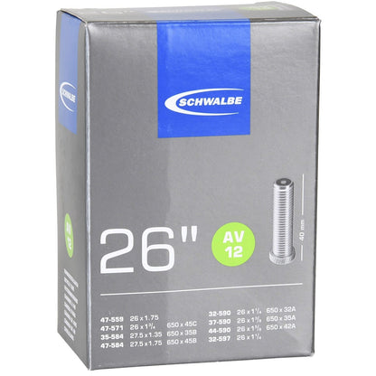 Cámara de Aire SCHWALBE STANDARD AV 12 26x1,75 Butyl Schrader 40 mm 10423340