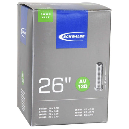 Cámara de Aire SCHWALBE DOWNHILL AV 13D 26x2,10/3,00 Butyl Schrader 40 mm 10425740