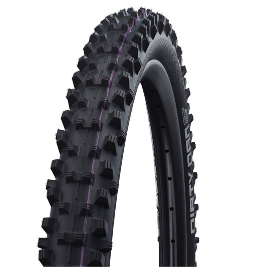 Neumático SCHWALBE DIRTY DAN 27.5x2.35 ADDIX ULTRASOFT SUPERDOWNHILL Tubeless Ready Blando Negro