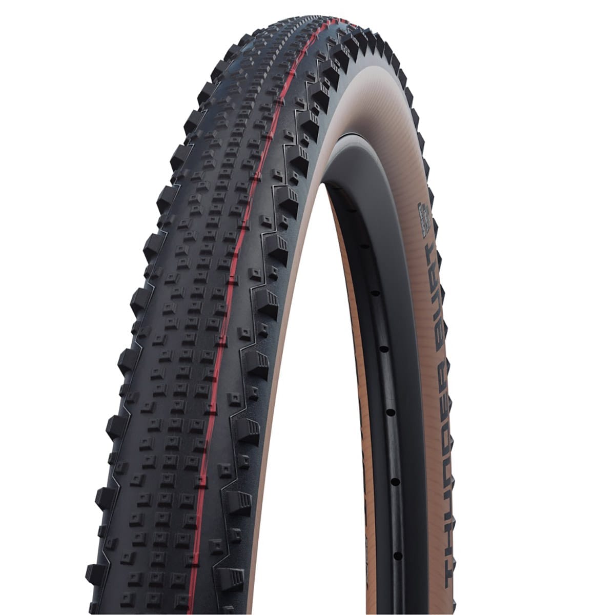 Pneu SCHWALBE  THUNDER BURT  29x2.35 ADDIX SPEED SUPERRACE Tubeless Ready Souple Noir/Marron