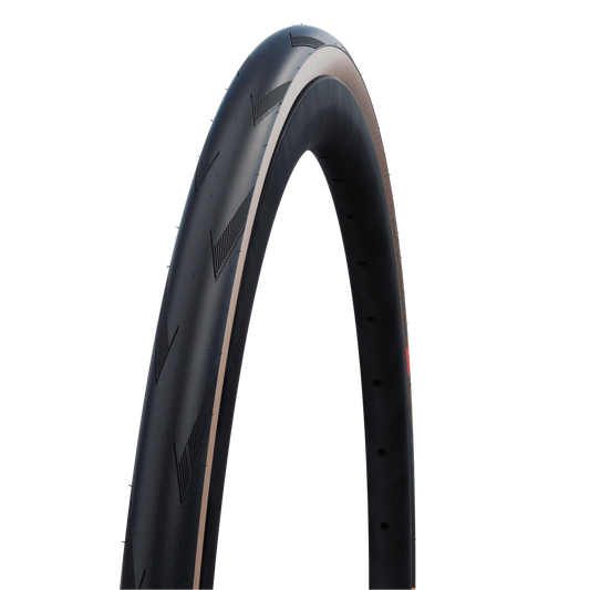 Neumático SCHWALBE PRO ONE ADDIX Race Super Race V-Guard 700x28c Tubeless Ready Beige