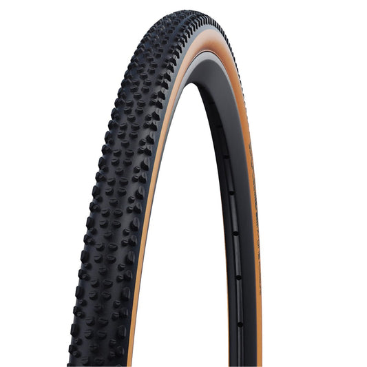 Neumático SCHWALBE X-ONE ALLROUND ADDIX RaceGuard 700x33c Tubeless Ready Marrón