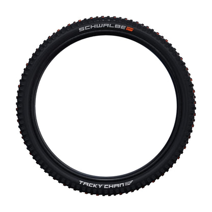 Neumático SCHWALBE TACKY CHAN 27.5x2.40 Super Gravity Addix Soft Tubeless Ready Flexible Negro