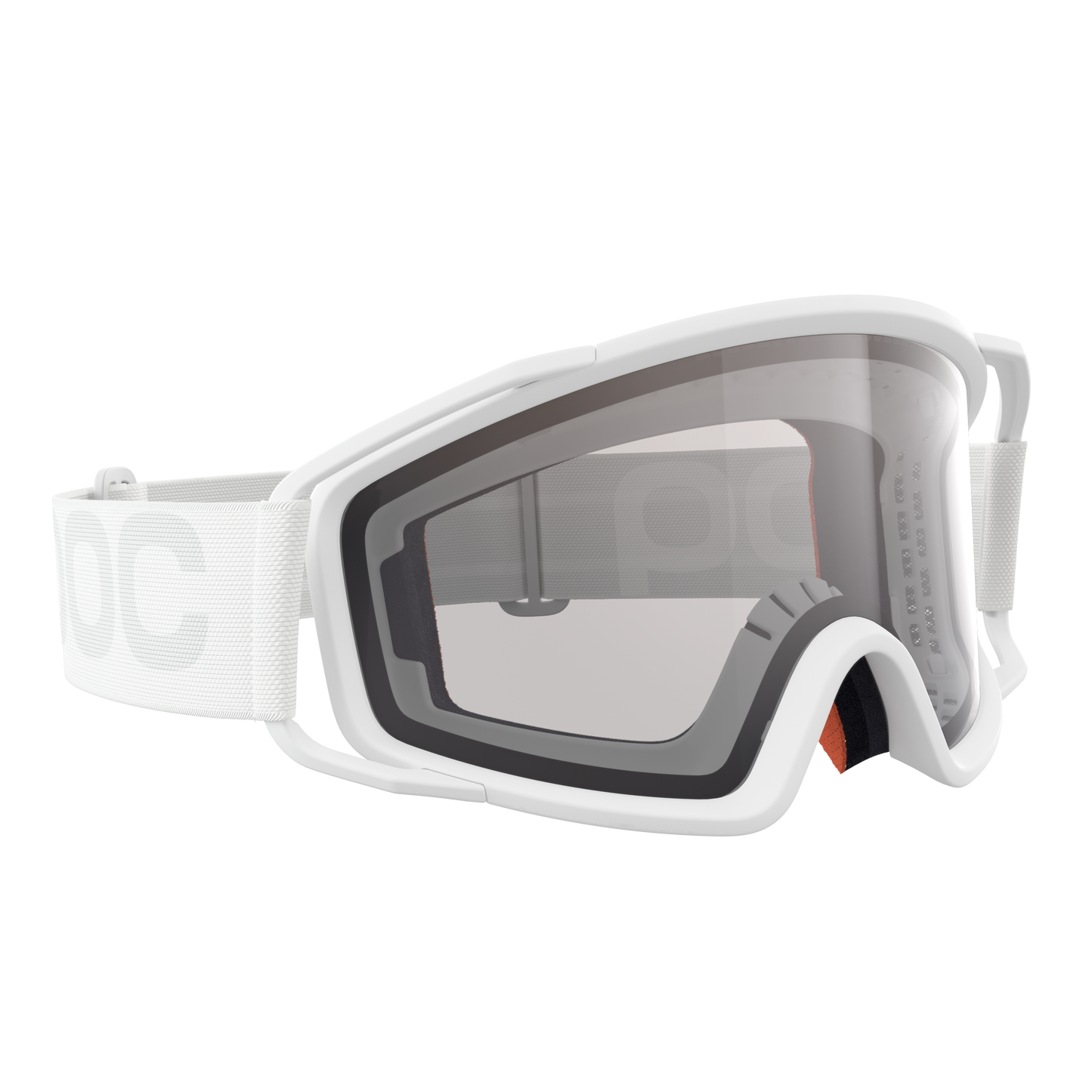 Máscara POC ZYGON White Clarity Trail/Cloudy Brown