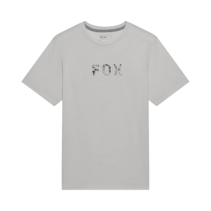 Camiseta FOX SLOWBURN DRI-RELEASE Manga Corta Gris Claro