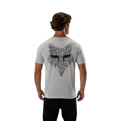 Camiseta FOX SLOWBURN DRI-RELEASE Manga Corta Gris Claro