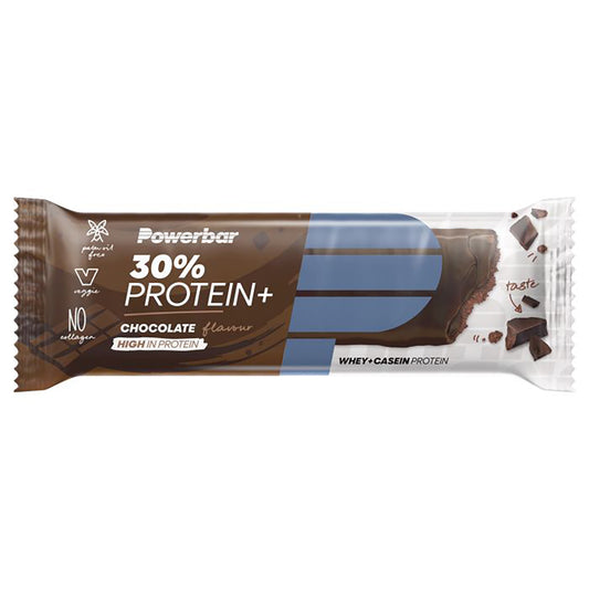 POWERBAR 30% PROTEÍNA PLUS Barrita de recuperación (55 g) Chocolate