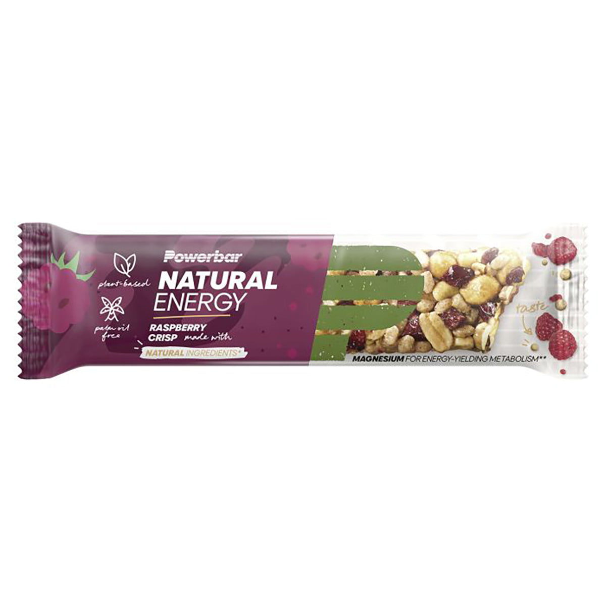 POWERBAR BARRA ENERGÉTICA NATURAL (40 g) Frambuesa Crujiente