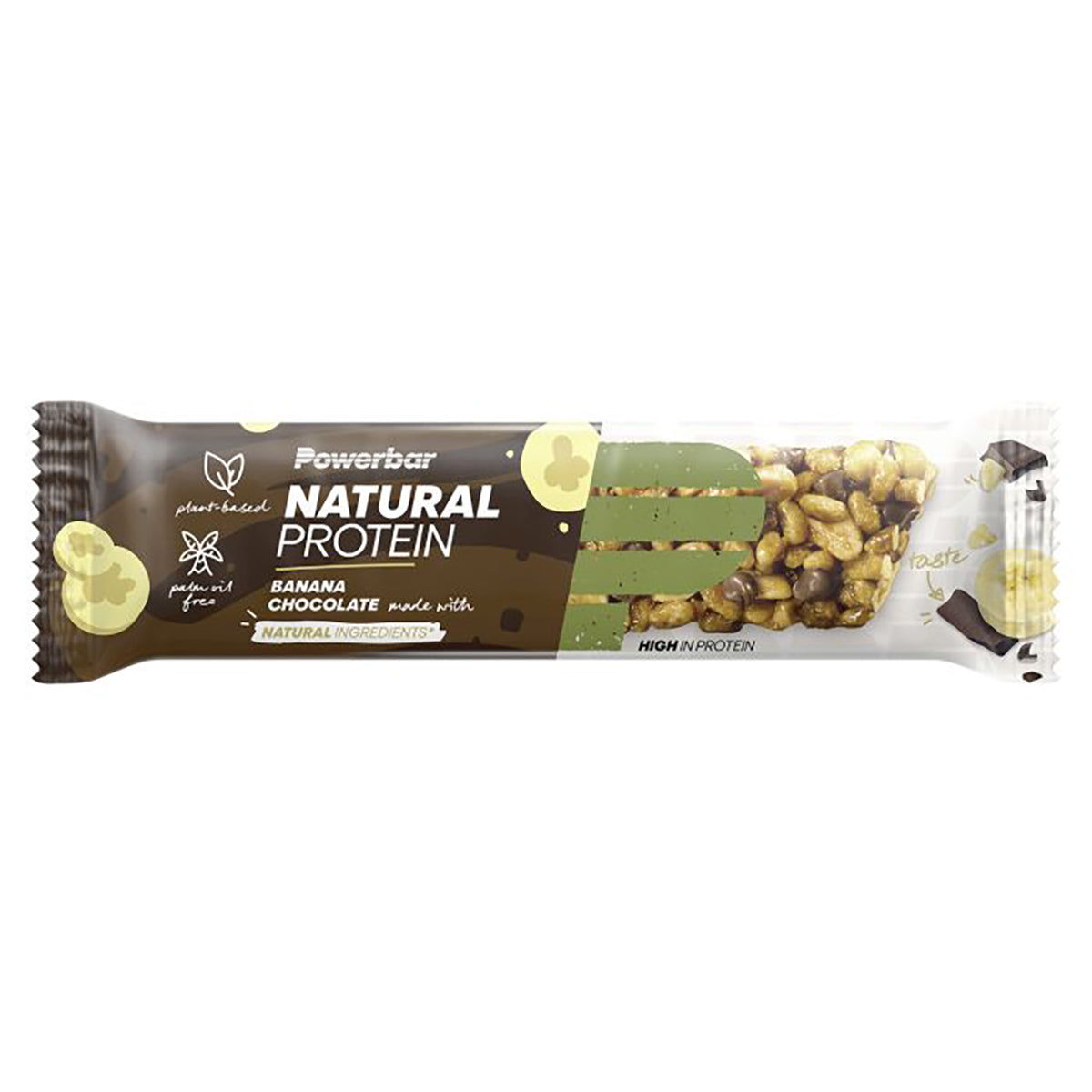 POWERBAR BARRA DE PROTEÍNAS NATURALES (40g) Plátano Chocolate