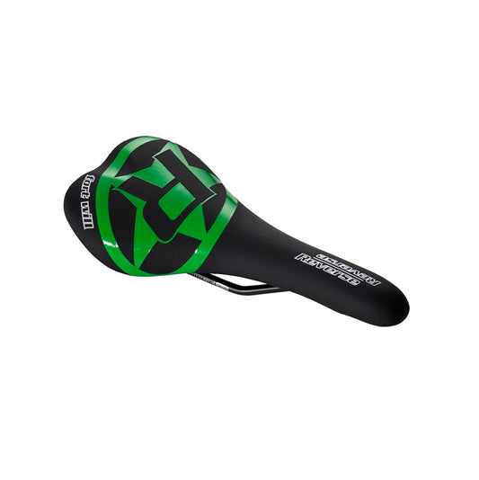 REVERSE COMPONENTS FORT WILL STYLE Rails CrMo Saddle Negro/Verde