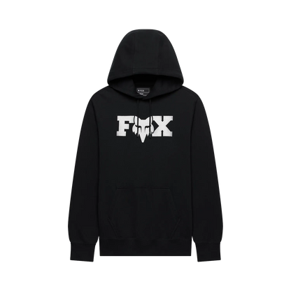 Sudadera con capucha FOX F HEAD X FLEECE negra