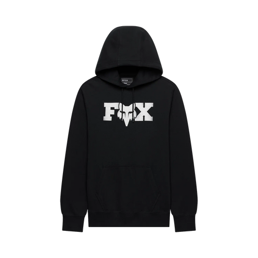 Sudadera con capucha FOX F HEAD X FLEECE negra