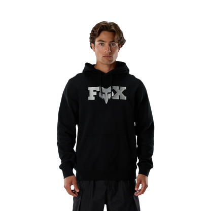 Sudadera con capucha FOX F HEAD X FLEECE negra