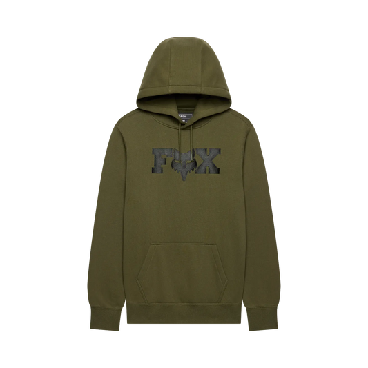 Sudadera con capucha FOX F HEAD X FLEECE verde