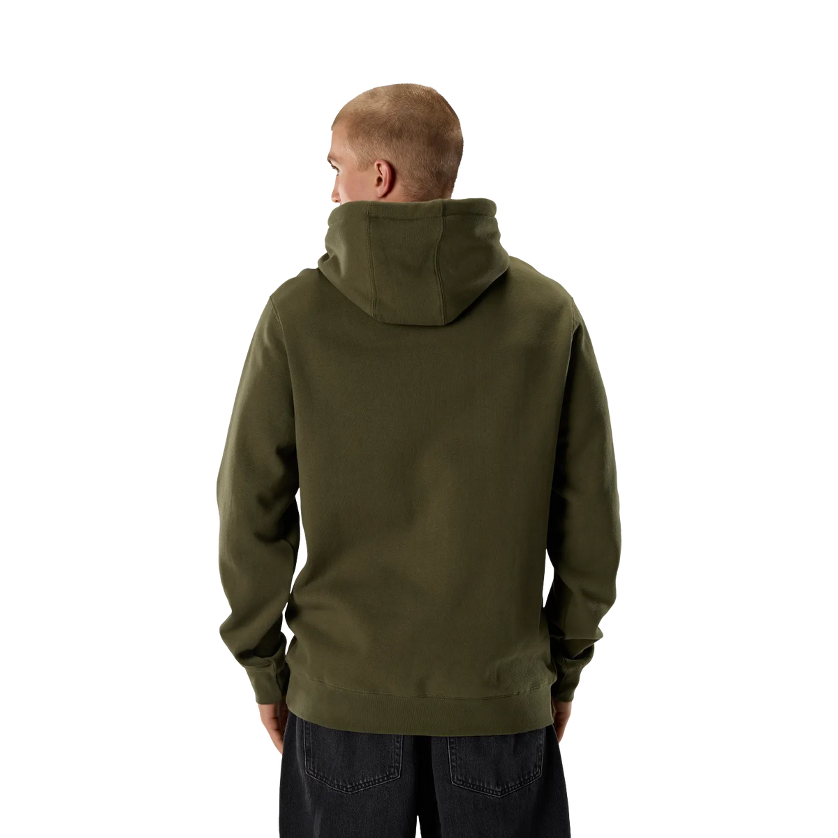 Sudadera con capucha FOX F HEAD X FLEECE verde