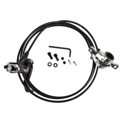 Par de Frenos MAGURA MT8 PRO Sin Disco Negro/Plata